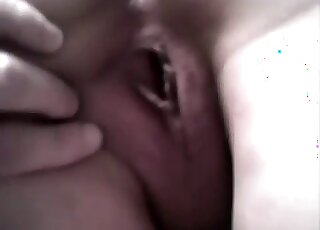 Chubby brunette zoophilia addict lets this dog eat and fuck her pussy